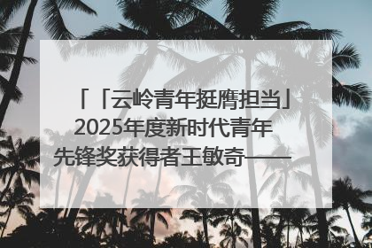 「云岭青年挺膺担当」2025年度新时代青年先锋奖获得者王敏奇——澜沧江上好渔人