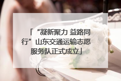 “凝新聚力 益路同行”山东交通运输志愿服务队正式成立