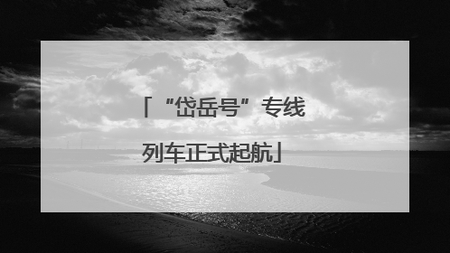 “岱岳号”专线列车正式起航