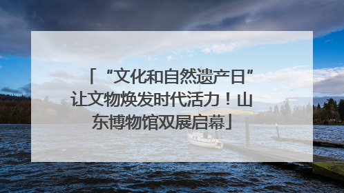 “文化和自然遗产日”让文物焕发时代活力！山东博物馆双展启幕