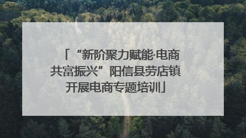 “新阶聚力赋能·电商共富振兴”阳信县劳店镇开展电商专题培训