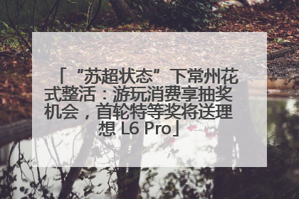 “苏超状态”下常州花式整活：游玩消费享抽奖机会，首轮特等奖将送理想 L6 Pro