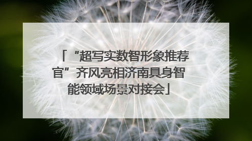 “超写实数智形象推荐官”齐风亮相济南具身智能领域场景对接会