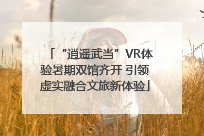 “逍遥武当”VR体验暑期双馆齐开 引领虚实融合文旅新体验