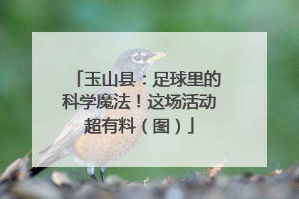 玉山县：足球里的科学魔法！这场活动超有料（图）