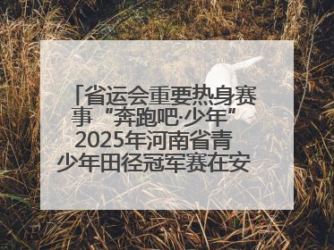 省运会重要热身赛事“奔跑吧·少年”2025年河南省青少年田径冠军赛在安阳拉开序幕