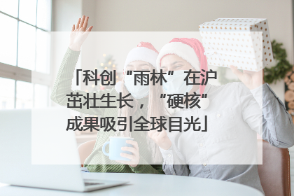 科创“雨林”在沪茁壮生长，“硬核”成果吸引全球目光