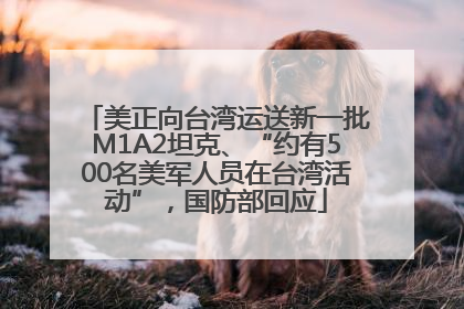 美正向台湾运送新一批M1A2坦克、“约有500名美军人员在台湾活动”，国防部回应