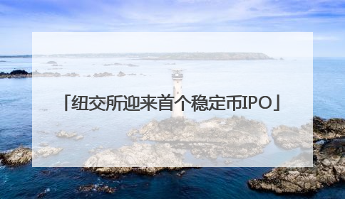 纽交所迎来首个稳定币IPO