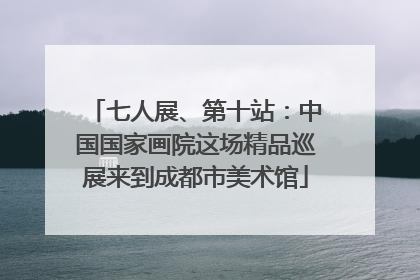 七人展、第十站：中国国家画院这场精品巡展来到成都市美术馆