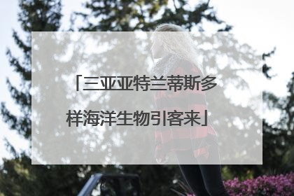 三亚亚特兰蒂斯多样海洋生物引客来