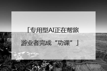 专用型AI正在帮旅游业者完成“功课”