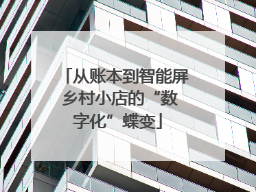 从账本到智能屏 乡村小店的“数字化”蝶变