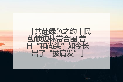 共赴绿色之约丨民勤锁边林带合围 昔日“和尚头”如今长出了“披肩发”