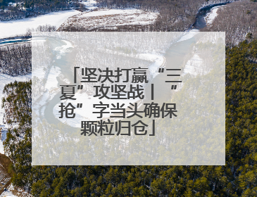 坚决打赢“三夏”攻坚战丨“抢”字当头确保颗粒归仓