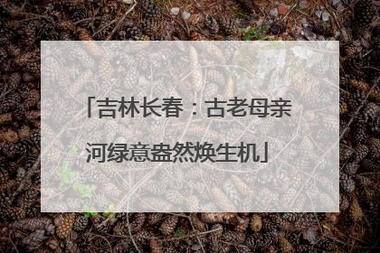 吉林长春：古老母亲河绿意盎然焕生机