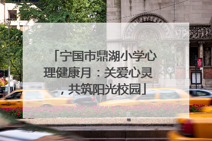 宁国市鼎湖小学心理健康月：关爱心灵，共筑阳光校园