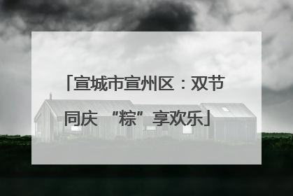 宣城市宣州区：双节同庆 “粽”享欢乐