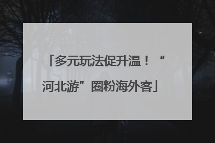 多元玩法促升温！“河北游”圈粉海外客