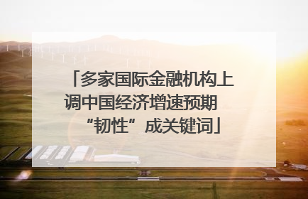 多家国际金融机构上调中国经济增速预期 “韧性”成关键词