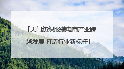 天门纺织服装电商产业跨越发展 打造行业新标杆