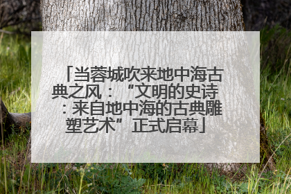 当蓉城吹来地中海古典之风：“文明的史诗：来自地中海的古典雕塑艺术”正式启幕
