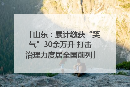 山东：累计缴获“笑气”30余万升 打击治理力度居全国前列