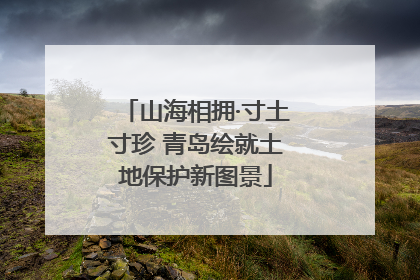 山海相拥·寸土寸珍 青岛绘就土地保护新图景