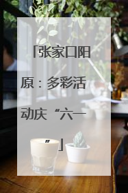 张家口阳原：多彩活动庆“六一”