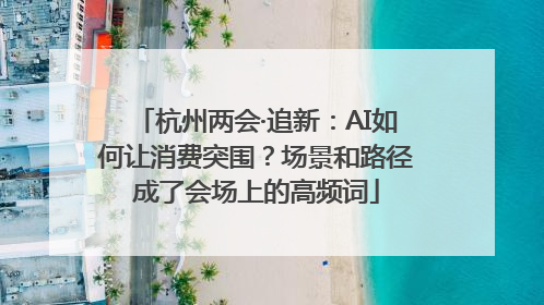杭州两会·追新：AI如何让消费突围？场景和路径成了会场上的高频词