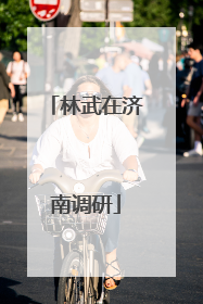 林武在济南调研