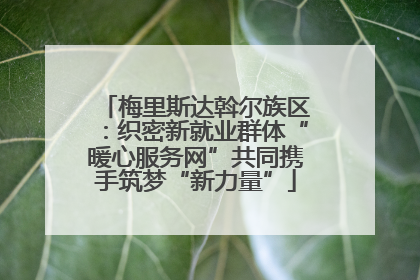 梅里斯达斡尔族区：织密新就业群体“暖心服务网”共同携手筑梦“新力量”