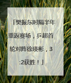 樊振东时隔半年重返赛场，乒超首轮对阵徐瑛彬，3:2获胜！