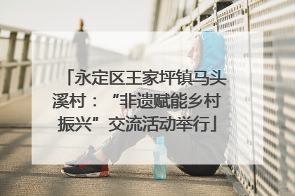 永定区王家坪镇马头溪村：“非遗赋能乡村振兴”交流活动举行