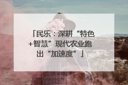 民乐：深耕“特色+智慧”现代农业跑出“加速度”