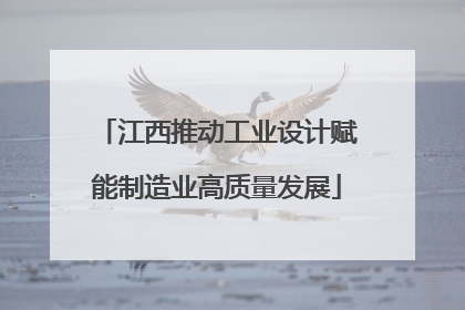 江西推动工业设计赋能制造业高质量发展