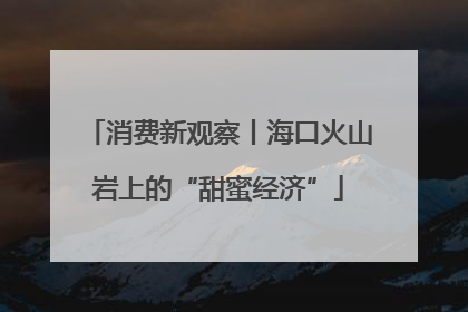 消费新观察丨海口火山岩上的“甜蜜经济”