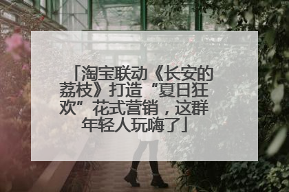 淘宝联动《长安的荔枝》打造“夏日狂欢”花式营销，这群年轻人玩嗨了