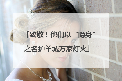 致敬！他们以“隐身”之名护羊城万家灯火