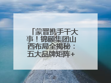 蒙晋携手干大事！锦颐集团山西布局全揭秘：五大品牌矩阵+双轮驱动模式
