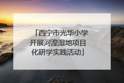 西宁市光华小学开展河湟湿地项目化研学实践活动