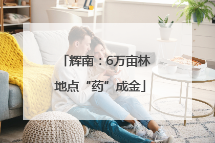 辉南：6万亩林地点“药”成金