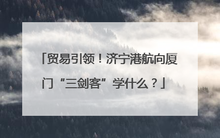 贸易引领！济宁港航向厦门“三剑客”学什么？