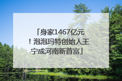身家1467亿元！泡泡玛特创始人王宁成河南新首富