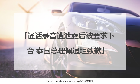 通话录音遭泄露后被要求下台 泰国总理佩通坦致歉