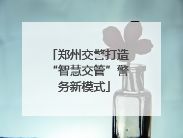郑州交警打造“智慧交管”警务新模式