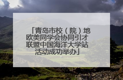 青岛市校（院）地欧美同学会协同引才联盟中国海洋大学站活动成功举办