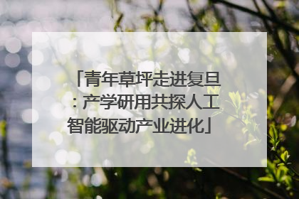 青年草坪走进复旦：产学研用共探人工智能驱动产业进化