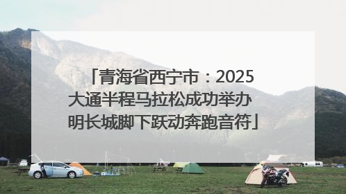青海省西宁市：2025大通半程马拉松成功举办 明长城脚下跃动奔跑音符