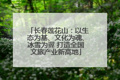 长春莲花山：以生态为基、文化为魂、冰雪为翼 打造全国文旅产业新高地